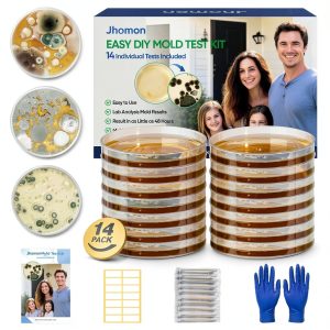 Jhomon Mold Test Kit Home Air Quality Detector 14‑Plate All‑In‑One-0